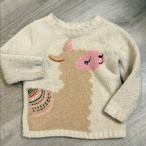 Hanna Andersson Cream Knit Sweater